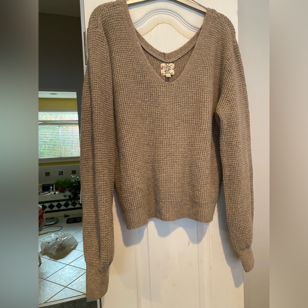 Crop sweater